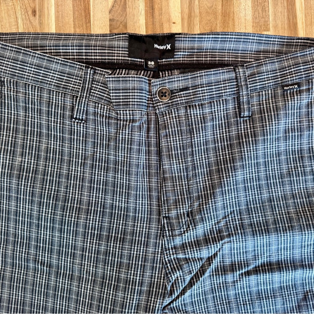 Hurley Plaid Patterned Chinos - image 4